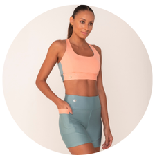 short duo color alecrim com coral 3